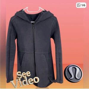 👛 (ANY 2/$55) Lululemon Going Places  Black Full-Zip Hoodie, 4